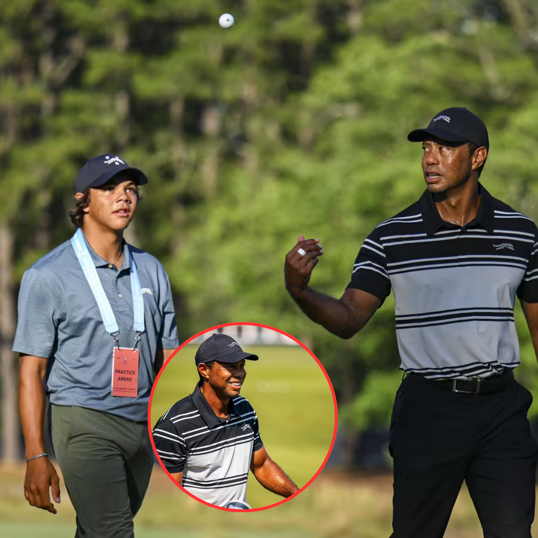 Cover Image for Tiger Woods arrives early for US Open at Pinehurst as he eyes an outside shot at major No. 16 – after Las Vegas video left fans concerned for his wellbeing