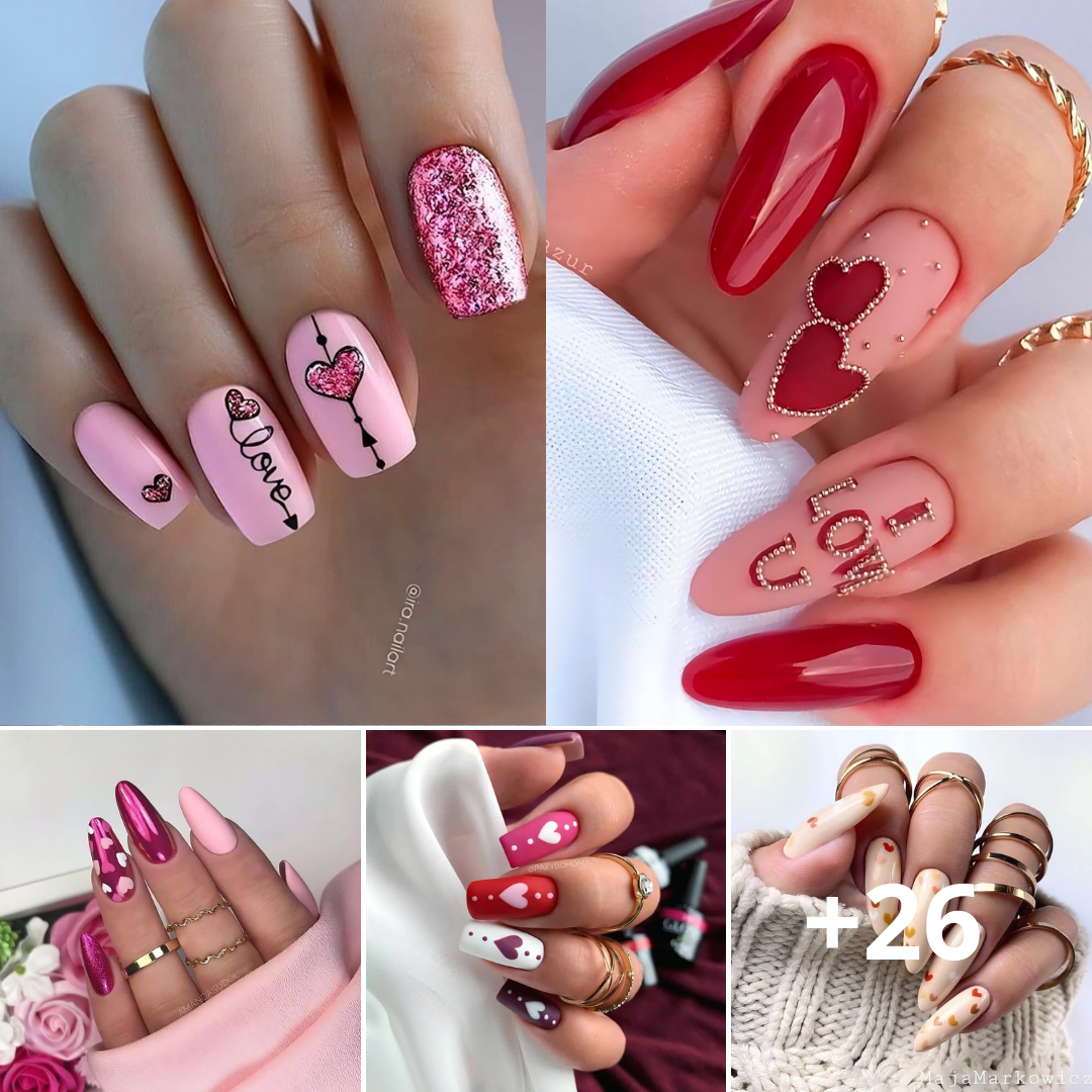 Cover Image for Heart Nail Designs To Make Your Fingers Pretty All Year Long