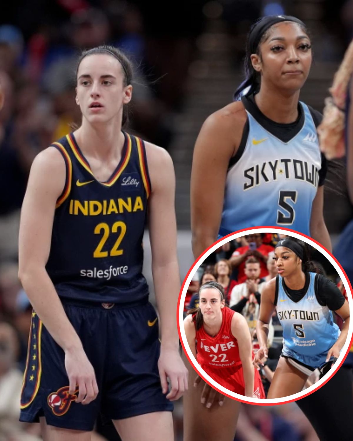Cover Image for Caitlin Clark, Angel Reese to team up on WNBA All-Star team that will face Olympic squad
