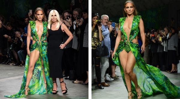 Cover Image for Jennifer Lopez stuns in iconic green Versace dress she wore at Grammys 19 years ago