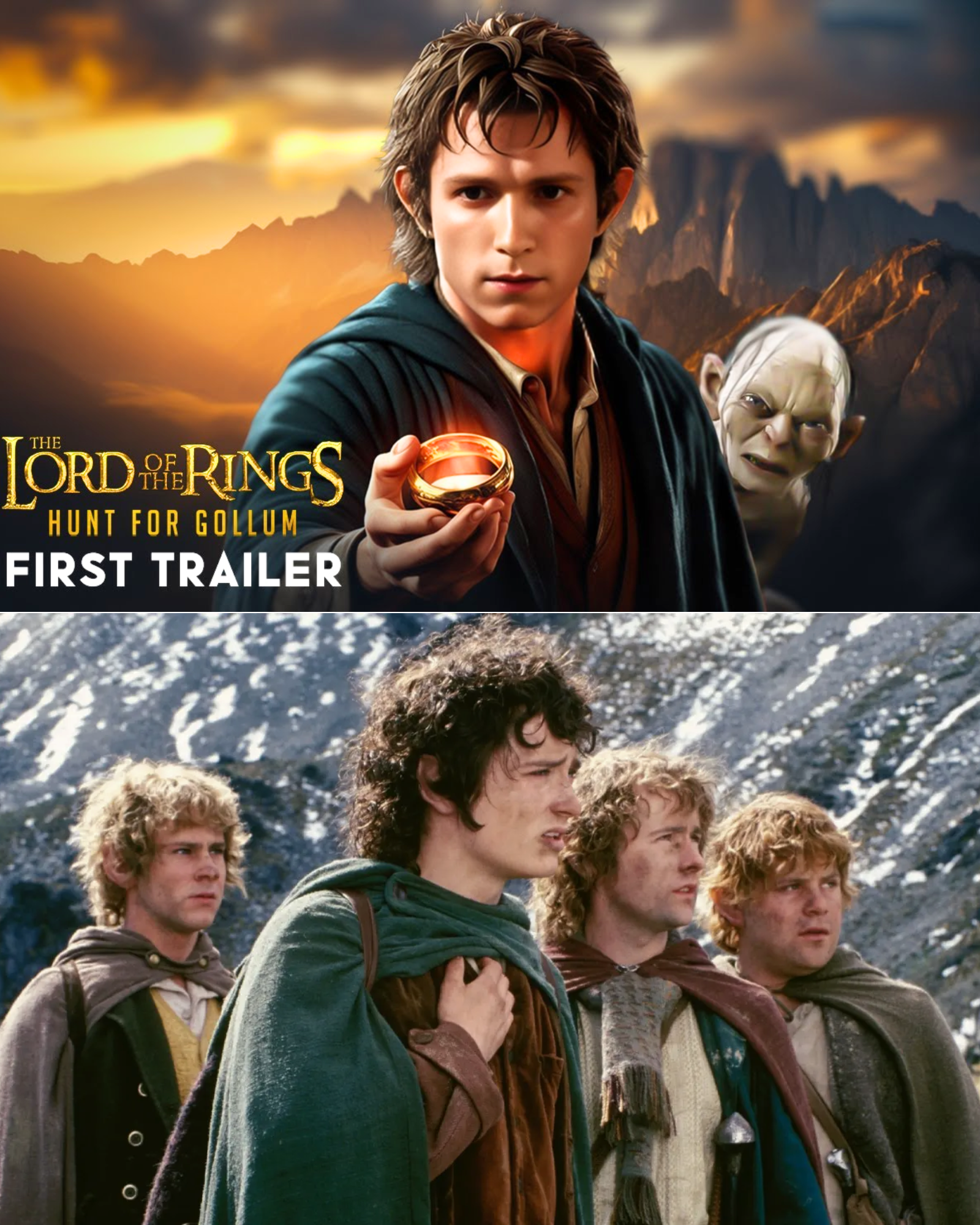 Cover Image for The Lord of the Rings: The Hunt for Gollum – First Trailer | Tom Holland, Andy Serkis