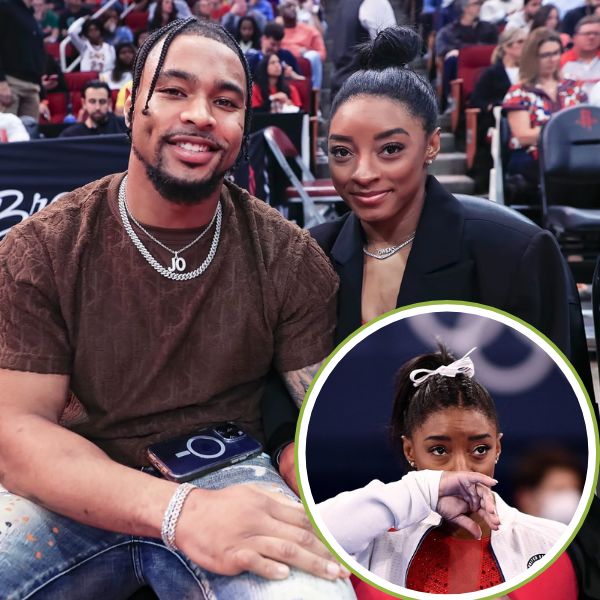 Cover Image for Simone Biles and Jonathan Owens feel the strain amid their enforced separation