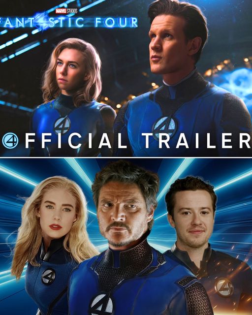 Cover Image for The Fantastic Four – Official Trailer (2025) Pedro Pascal, Vanessa Kirby