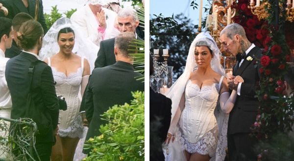 Cover Image for Kourtney Kardashian and Travis Barker are getting married again – the couple have a giant wedding in the ancient castle of Portofino