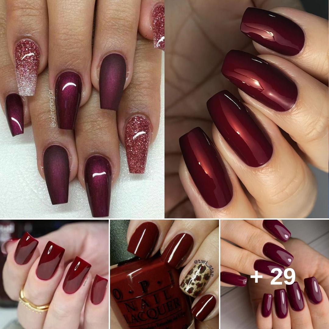 Cover Image for 25+ Sexy Dark Red Nails Perfect For this Season