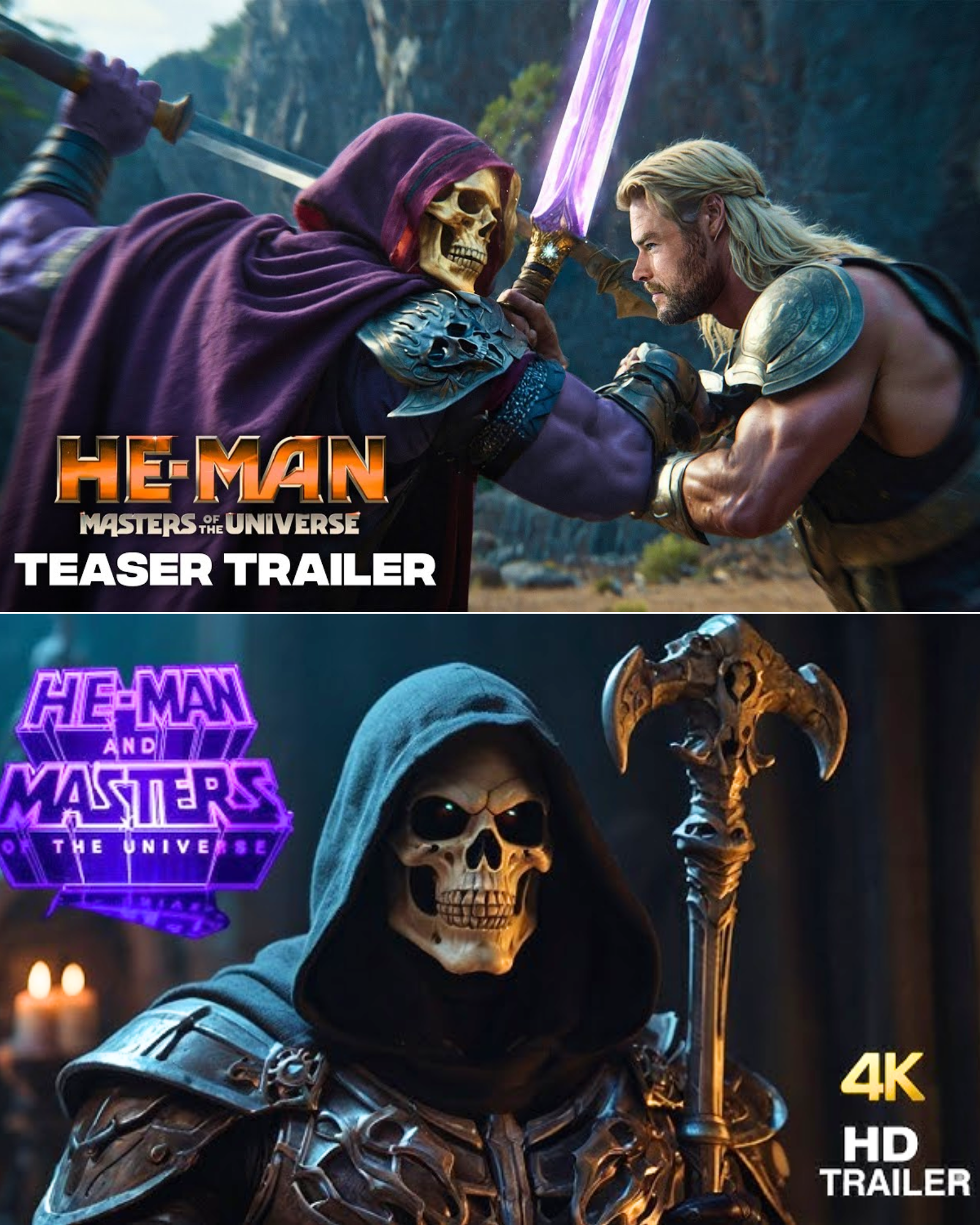 Cover Image for HE-MAN: Live Action – Teaser Trailer | Chris Hemsworth Movie