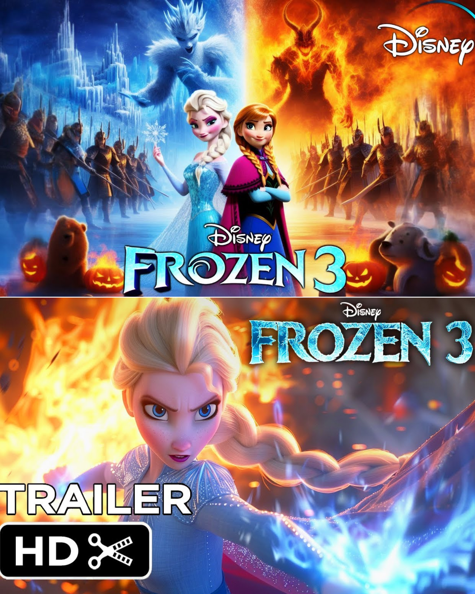 Cover Image for FROZEN 3 (2025) | Official Trailer Disney Animation