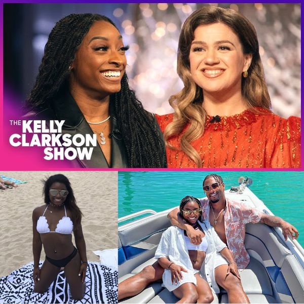 Cover Image for Simone Biles & Kelly Clarkson Swap Holiday Hot Takes